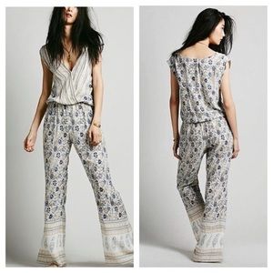 Free People X Jens Pirate Booty Island Fever Flare Jumpsuit